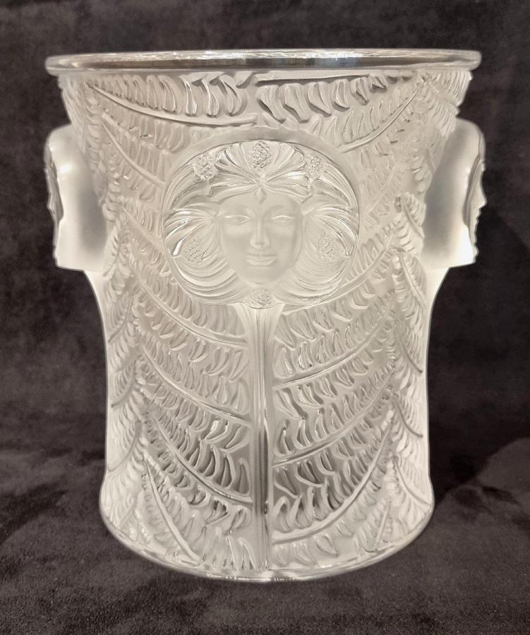 Lalique Psyché Crystal Champagne Bucket, More Informations...